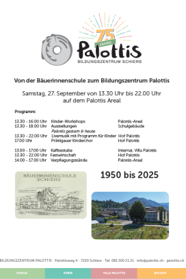 Jubiläumsflyer 75 Jahre
